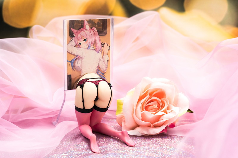 ケイタイ娘 モバイルスタンド 御姉さんVer. 赤いガーターベルト