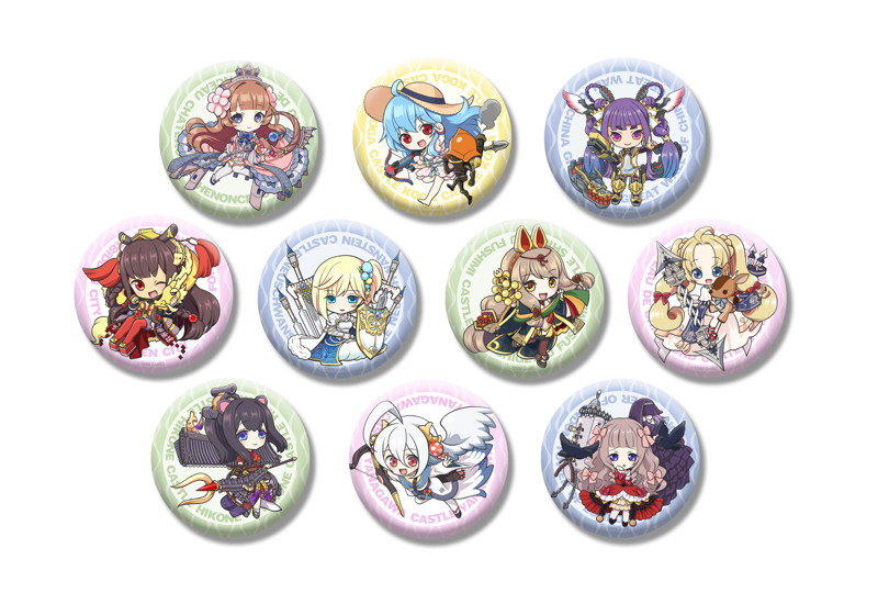御城プロジェクト:RE〜CASTLE DEFENSE〜 SD缶バッジ Vol:1 コンプリートセット