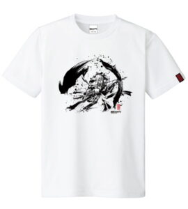 御城プロジェクト:RE〜CASTLE DEFENSE〜 墨絵Tシャツ 聚楽第 サイズXL