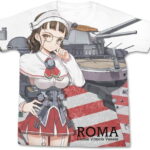 艦隊これくしょん-艦これ- ローマ フルグラフィックTシャツ/WHITE-M