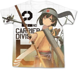 艦隊これくしょん-艦これ- 飛龍改二フルグラフィックTシャツ/WHITE-L