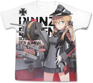 艦隊これくしょん-艦これ- プリンツ・オイゲン フルグラフィックTシャツ/WHITE-M