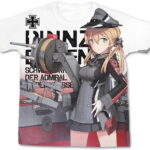 艦隊これくしょん-艦これ- プリンツ・オイゲン フルグラフィックTシャツ/WHITE-L