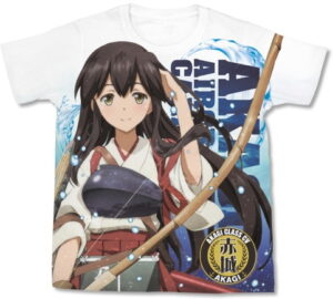 艦隊これくしょん-艦これ- Animation Sequence 赤城フルグラフィックTシャツ/WHITE-S
