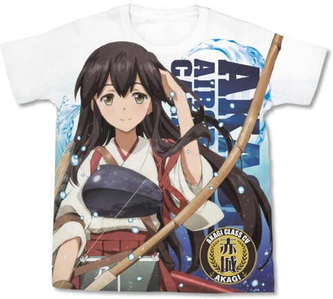 艦隊これくしょん-艦これ- Animation Sequence 赤城フルグラフィックTシャツ/WHITE-M