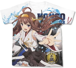 艦隊これくしょん-艦これ- Animation Sequence 金剛フルグラフィックTシャツ/WHITE-M