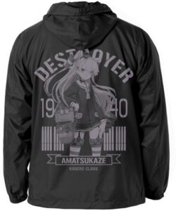 艦隊これくしょん-艦これ- 天津風フーデッドウインドブレーカー/BLACK×WHITE-M