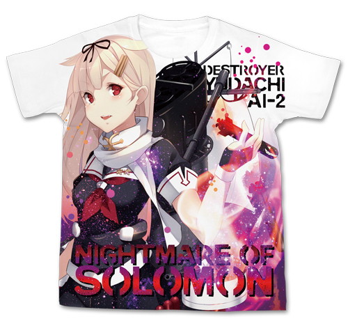 艦隊これくしょん-艦これ- 夕立改二フルグラフィックTシャツ/WHITE-M