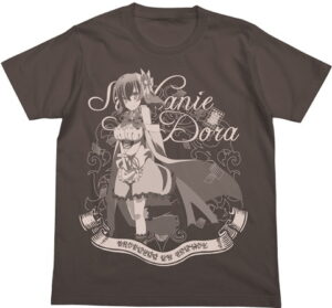 ノーゲーム・ノーライフ 「ステファニー・ドーラ」Tシャツ/CHARCOAL-M