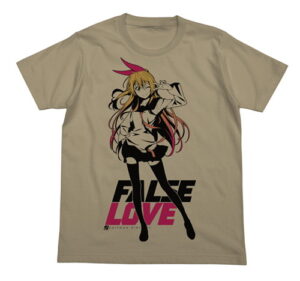ニセコイ 桐崎千棘Tシャツ/サンドカーキ-XL