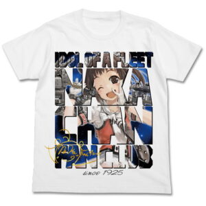 艦隊これくしょん-艦これ- 那珂ちゃんファンクラブフルカラーTシャツ/WHITE-M
