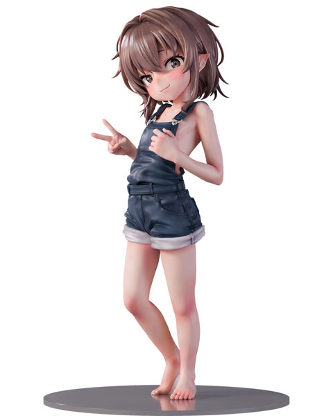 ゆる着娘 サロペットちゃん 1/5スケール塗装済み完成品フィギュア
