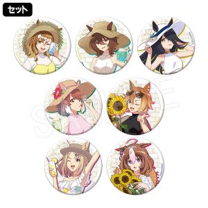 【BOX販売】劇場版『ウマ娘 プリティーダービー 新時代の扉』トレーディング缶バッジ バカンスver. (全7種) 1BOX:7個入