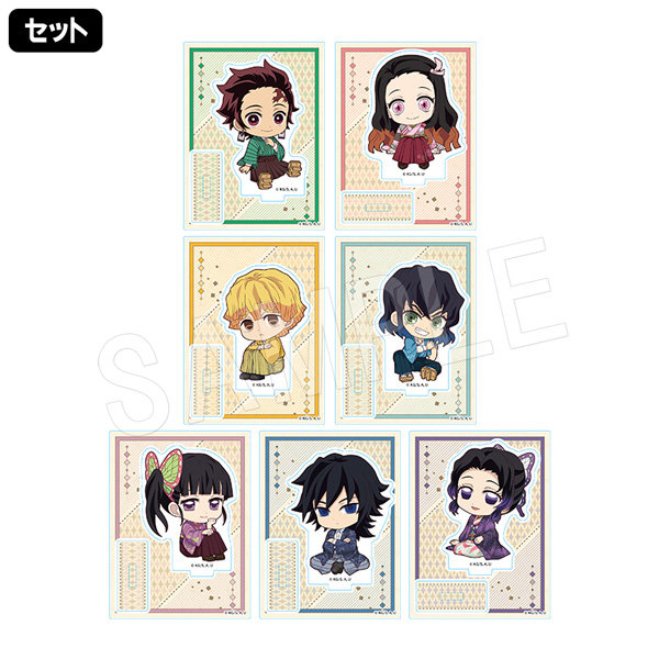 【BOX販売】鬼滅の刃 ぺたん娘トレーディングアクリルスタンド TypeA ハイカラver. (全7種) 1BOX:7個入